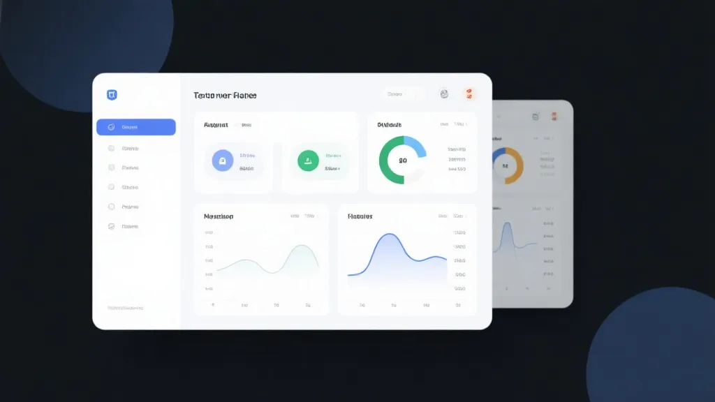 数据仪表盘示意图